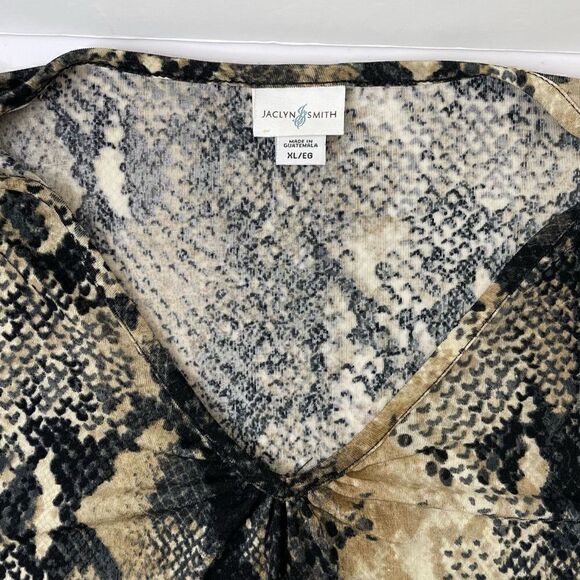 Jaclyn Smith| XLarge | snake print| stretch| Lightweight - Picture 4 of 10